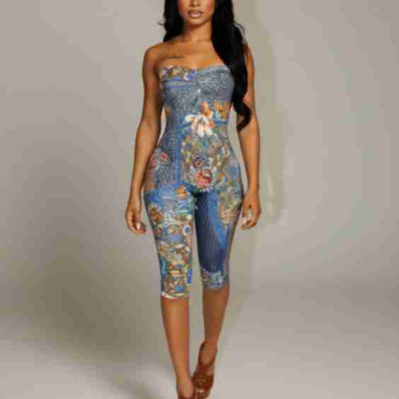 Niri Cheetah Romper