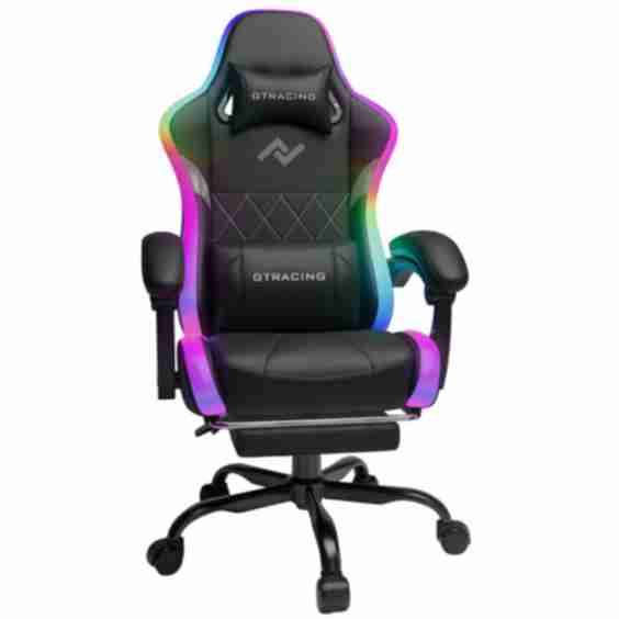 Gaming Chair With RGB LED Lights