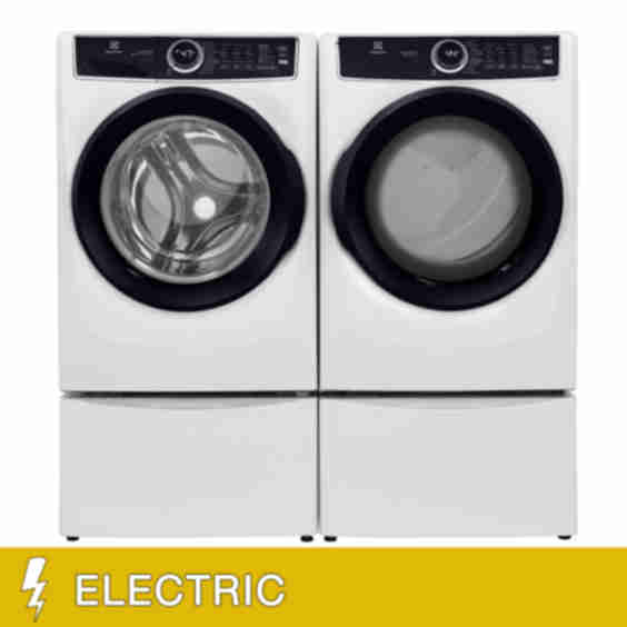 Electrolux Front Load 4.5 Cu. Ft. Washer with Lux Care Plus Wash and 8.0 Cu. Ft. Electric Dryer