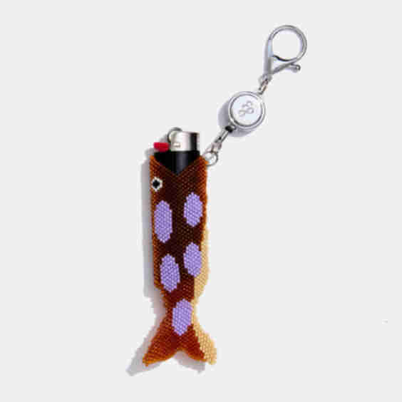 Retractable Lighter Keychain