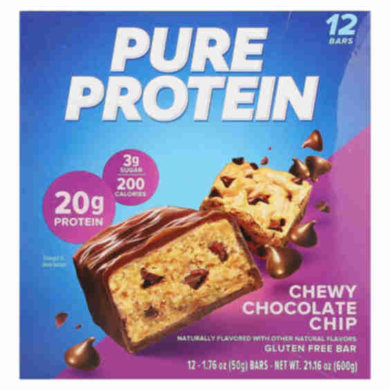Gluten Free Bar, Chewy Chocolate Chip, 12 Bars, 1.76 oz (50 g) Each