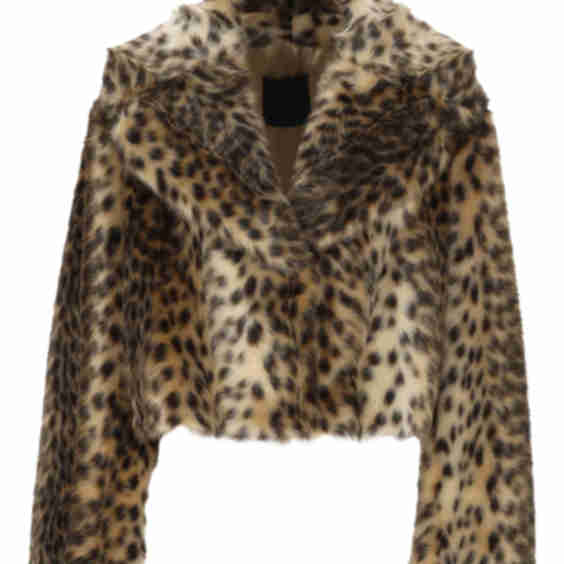 Leopard Faux-Fur Jacket