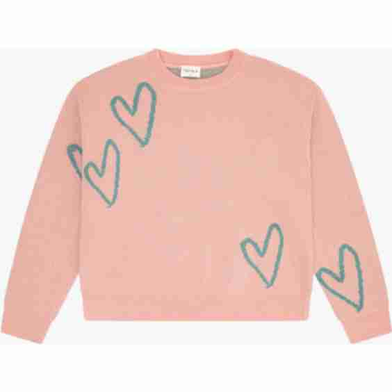 Boxy Hearts Sweater