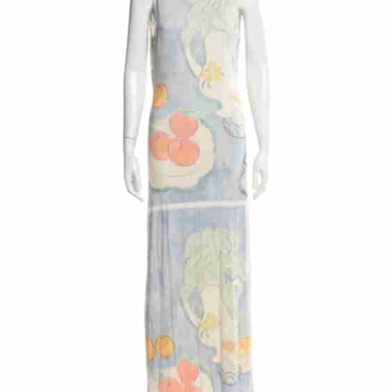 Floral Print Long Dress