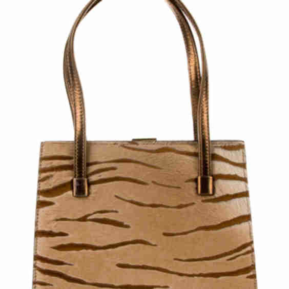 Ponyhair Top Handle Bag