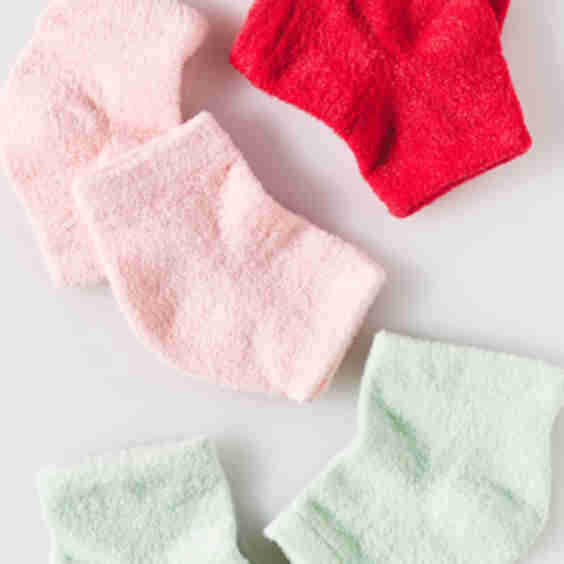 Heel Hug Socks, Set of 3