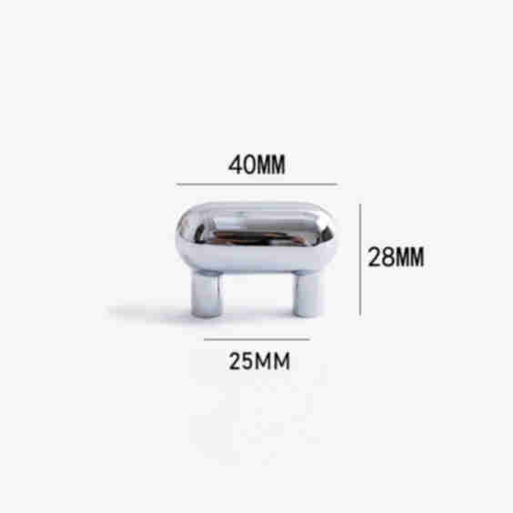 Miniature Polished Chrome Pulls