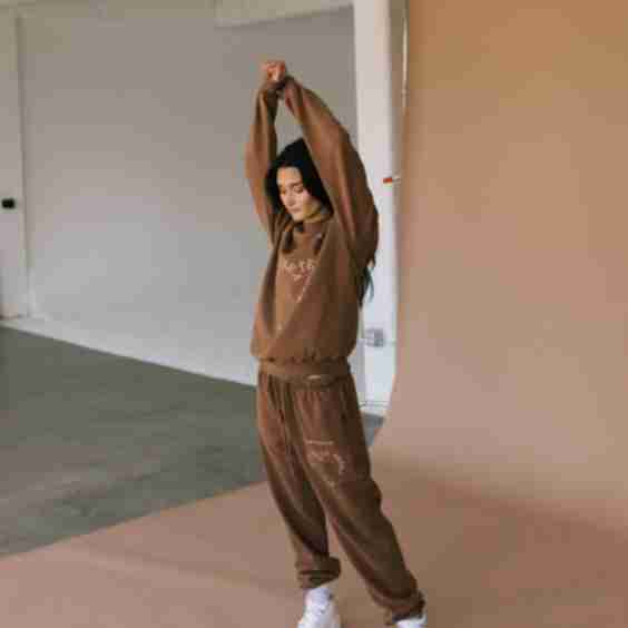 Oversized Fit Cocoa Joggers