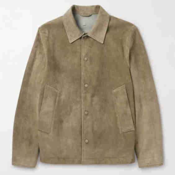 Ted Suede Coach Jacket