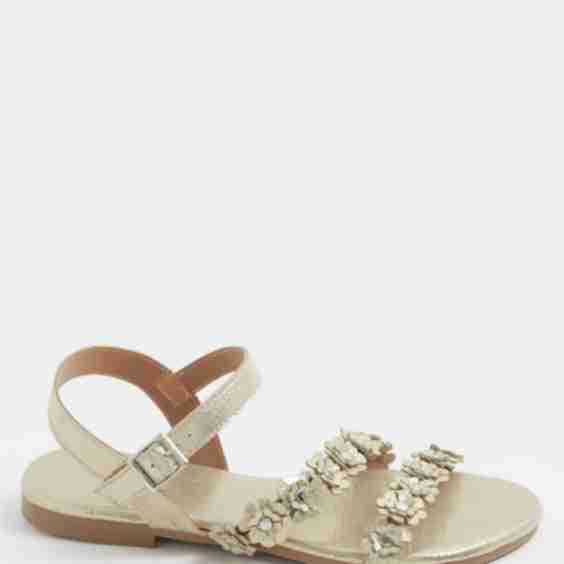 Ditsy Floral Sandals In Wide E Fit