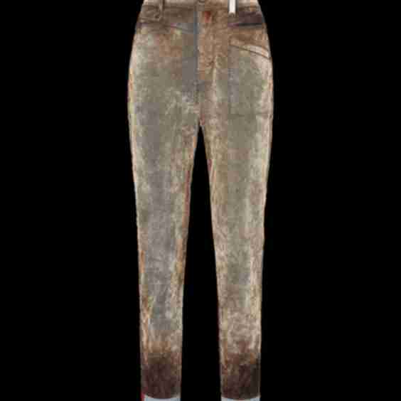 Heritage Style Jeans in Flocked Denim