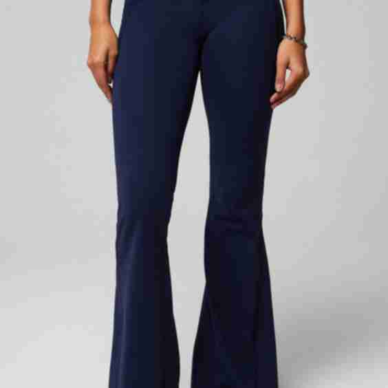 Oasis PureLuxe High-Waisted Crossover Flare Pants