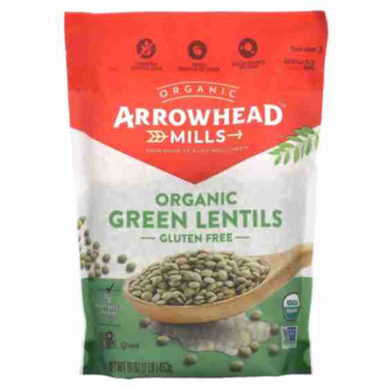 Gluten Free Organic Green Lentils