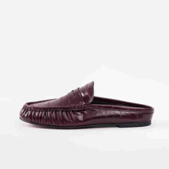 Leather Clog-Style Moccasin