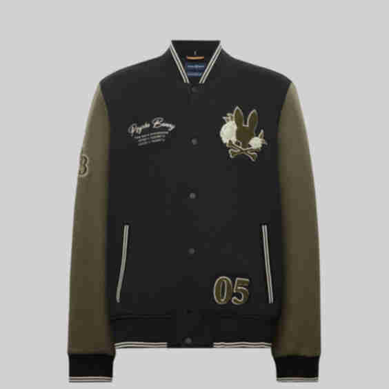 Aug﻿uste Knit Varsity Bomber