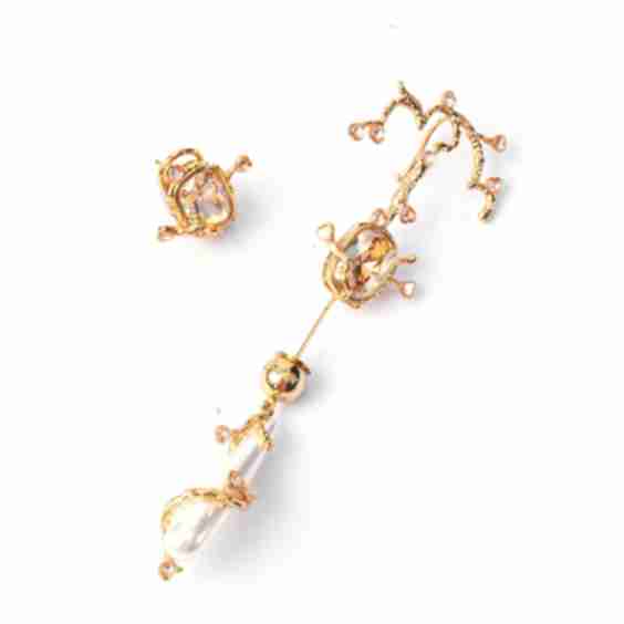 Vine Crest Ear-Crawler Earrings