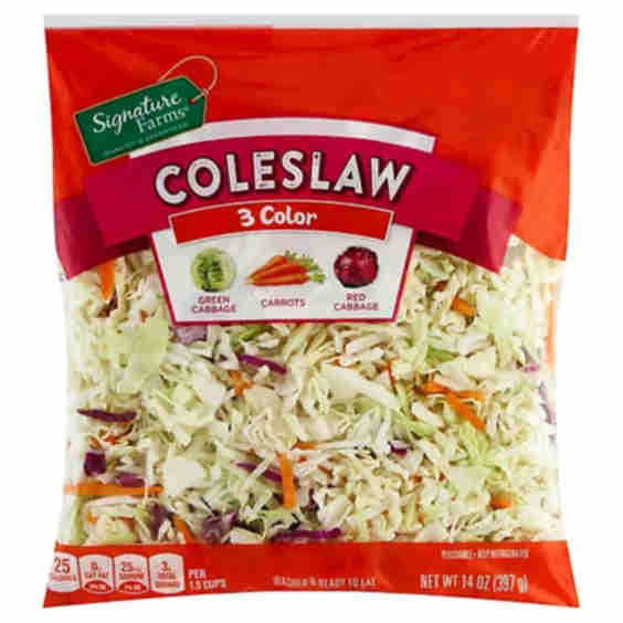 Signature Farms Three Color Cole Slaw 14 Oz.