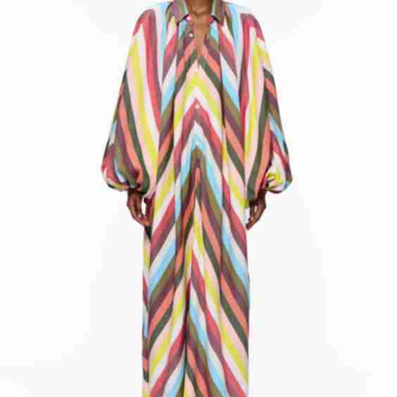 The Touareg Dress with Balloon Sleeve