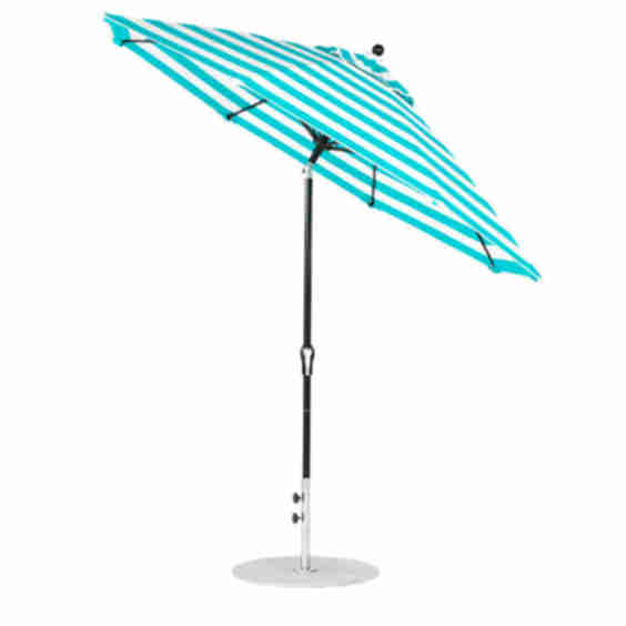 9' Octagon Crank Auto Tilt Essential Fiberglass Umbrella