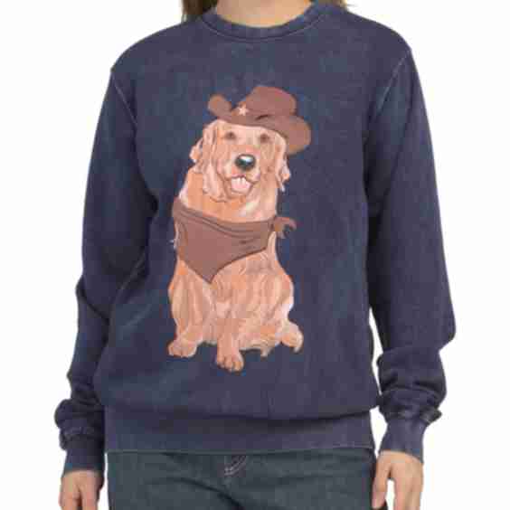 Golden Retriever Crew Neck Sweatshirt