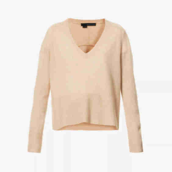 Rohan V-Neck Cashmere and Cotton-Blend Jumper