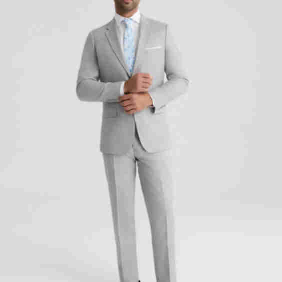 Linen-Look Suit