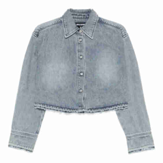 Jella Frayed-Hem Shirt