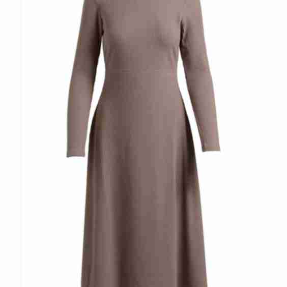 Ribbed Midi Dress