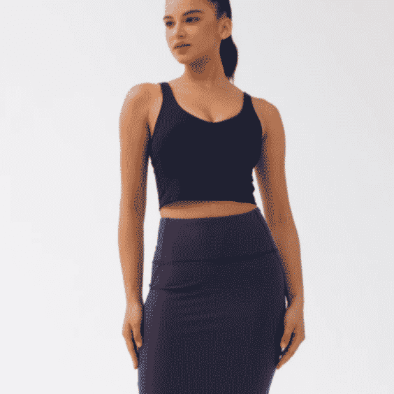 Sports Bra Longline Wirefree Padded with Medium Support