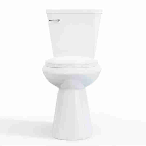 Traditional Elongated Toilet, 17 Inches High, Two-Piece, 1.28 GPF