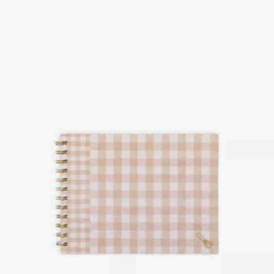 Gingham Paper Meal Planner 