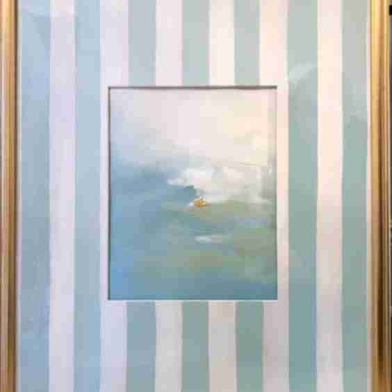 “Stillness in Bleu” - 21” x 17”