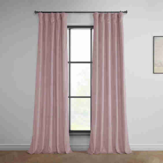 Heritage Plush Velvet Room Darkening Curtain