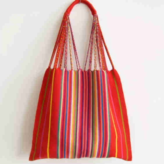 Chiapas Striped Hammock Bag
