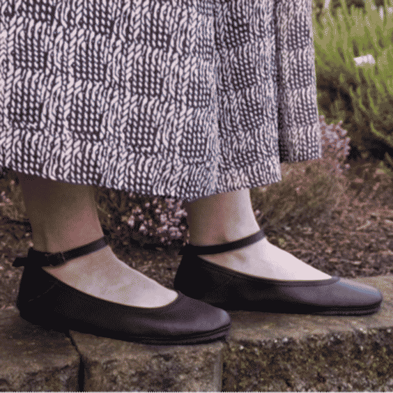 Ankle Strap Ballerine Flats