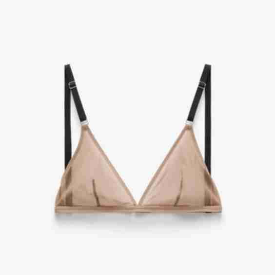Fine Mesh Triangle Bralette