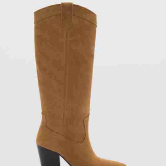 Suede Cowboy Boots