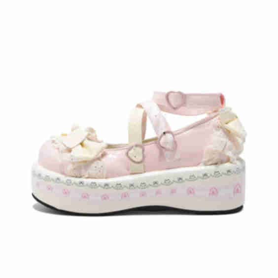 Kawaii Lolita Strawberry Shortcake Shoes