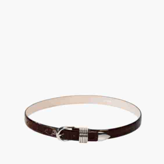 Hollyhock Croco Belt