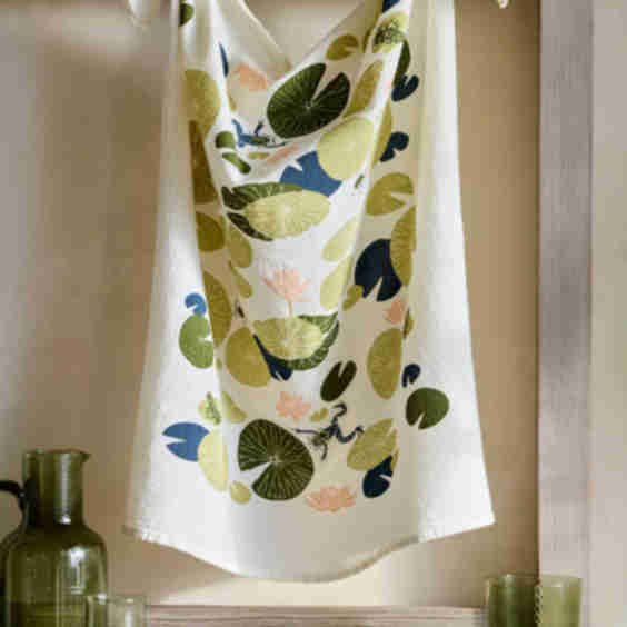 Lily Pond Dish Towel
