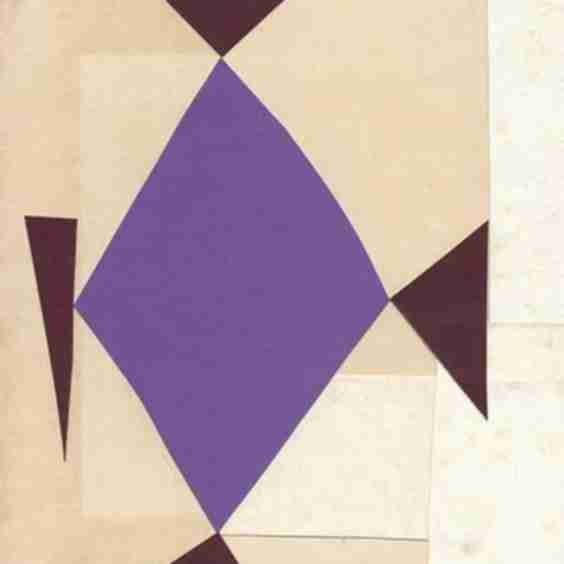 Purple and Aubergine Paper Quilt Print
