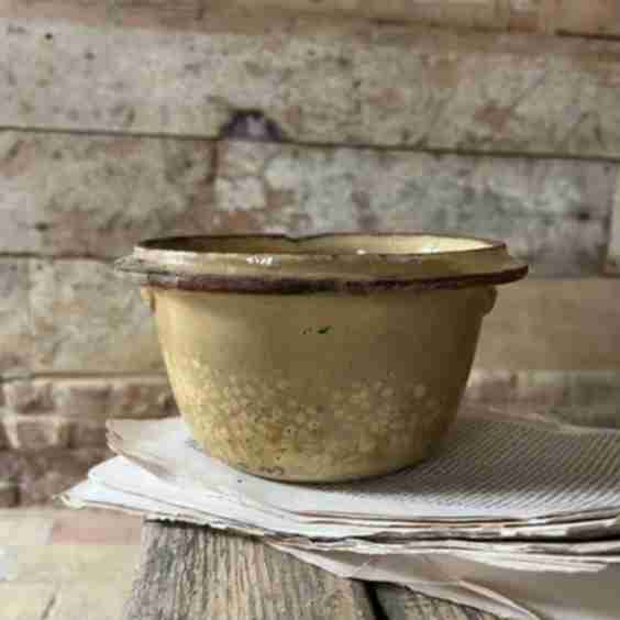 French Rustic Earthenware Bowl
