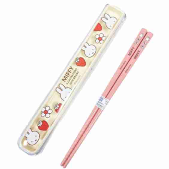 Miffy BW24-6 Chopsticks & Case Set