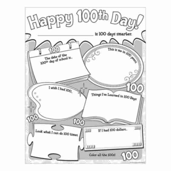 Happy 100th Day Poster Pack Pack of 32