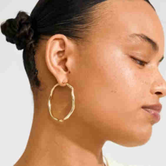 Larkin – Gold-plated earrings