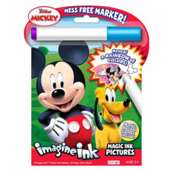 Disney Junior 10-Page Mickey Imagine Ink Game Book
