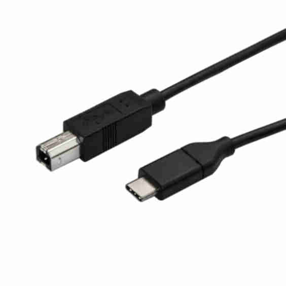 USB-B to USB-C Cable