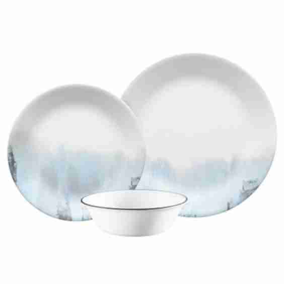 Tranquil Reflections 12-Piece Dinnerware Set 