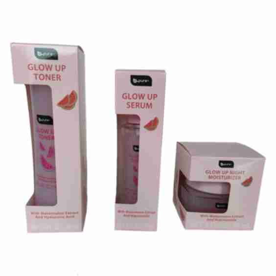 Glow Up- Toner, Serum & Moisturizer, 1-ct