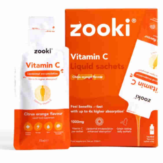 Vitamin C,  Liposomal 30x15ml Liquid Sachets - Citric Orange